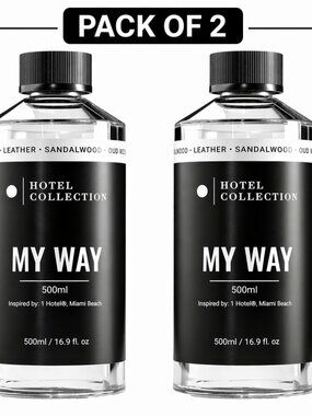 2 Pack My Way 500ml Diffuser Oil Inspired By 1 Hotel Miami , Hotel Collection